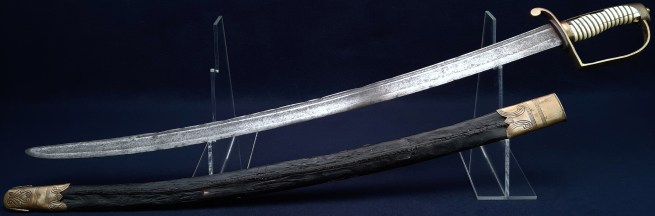 British Circa 1790 Naval Officers Fighting Sword, Thurkle 62